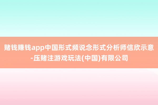 赌钱赚钱app中国形式频说念形式分析师信欣示意-压赌注游戏玩法(中国)有限公司