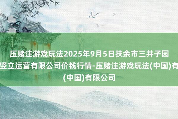 压赌注游戏玩法2025年9月5日扶余市三井子园区市集竖立运营有限公司价钱行情-压赌注游戏玩法(中国)有限公司