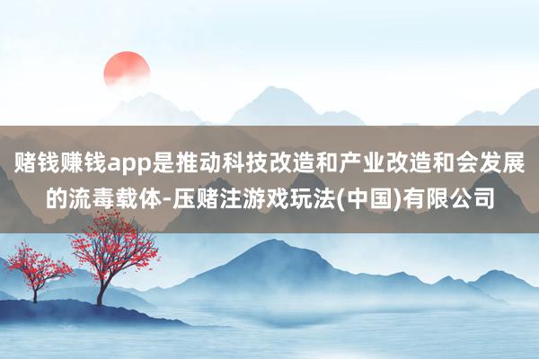 赌钱赚钱app是推动科技改造和产业改造和会发展的流毒载体-压赌注游戏玩法(中国)有限公司