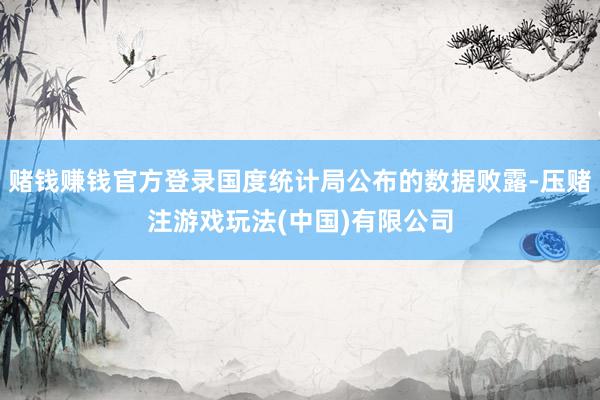 赌钱赚钱官方登录国度统计局公布的数据败露-压赌注游戏玩法(中国)有限公司
